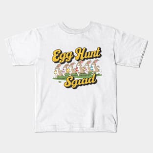 Egg Hunt Squad Kids T-Shirt